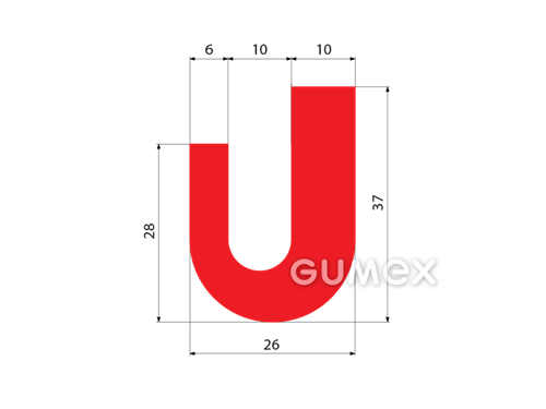 GUMMIPROFILE U-FORM - WEITERE MATERIALIEN
